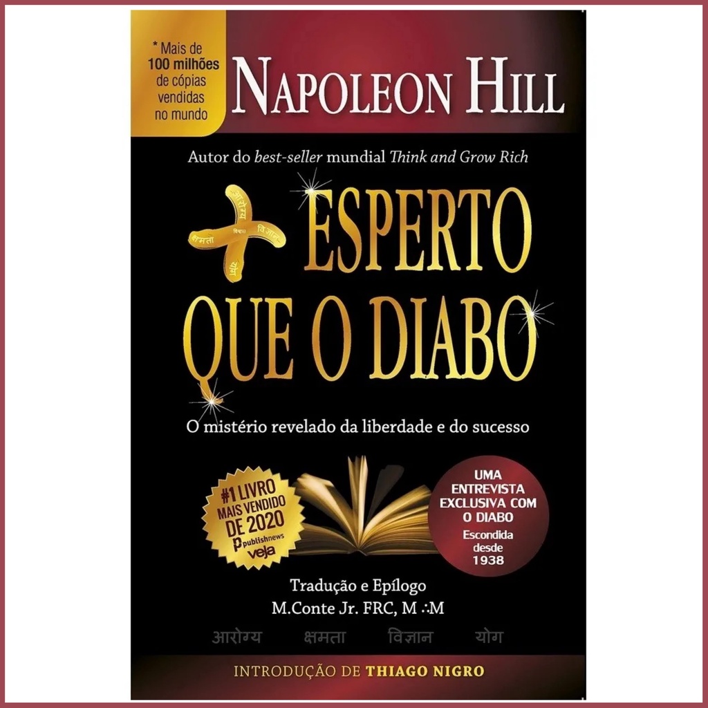 Livro Mais Esperto Que O Diabo Napoleon Hill - Capa Cartão | Shopee Brasil