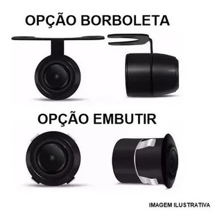Câmera de Ré HD Visão Noturna Ajuste 360° graus