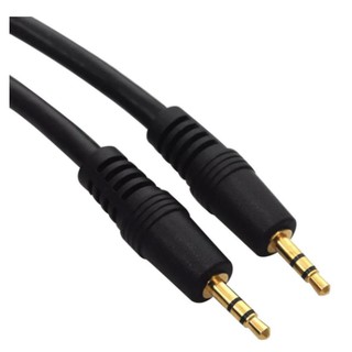 1 Cabo Auxiliar P2 x P2 AOWEIXUN 1,5M - Pontas Douradas