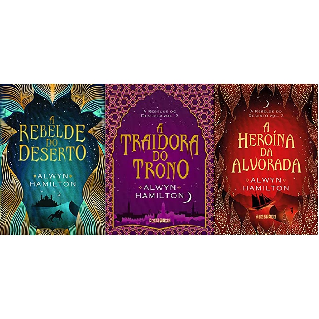 KIT 3 LIVROS Alwyn Hamilton A REBELDE DO DESERTO
