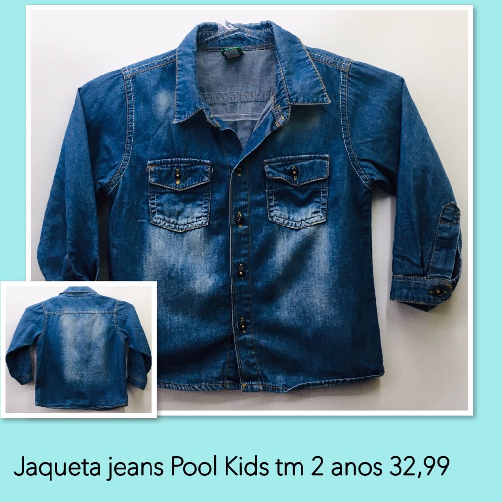 Jaqueta jeans hot sale pool masculina