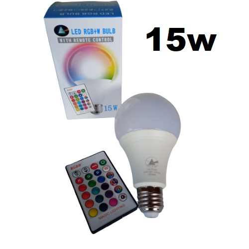 Lampada Bulbo Led Rgb W Com Controle Bivolt Multi Cor Shopee Brasil