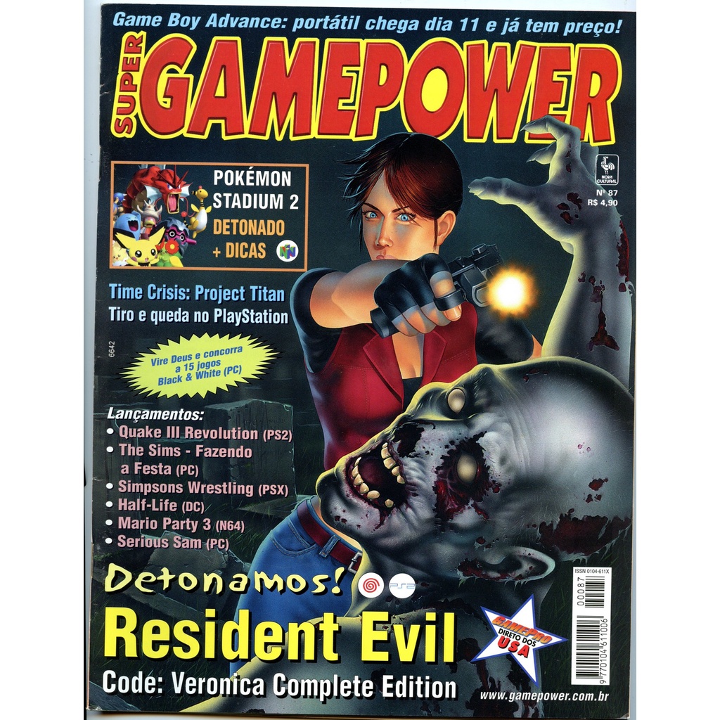Revista Pc Gamestock Nº 5 Detonado Resident Evil 3 E Code Veronica + Cd -  Livros e revistas - Colorado, Contagem 1111678981