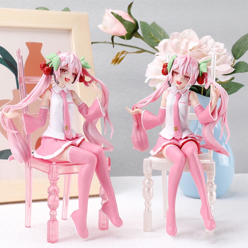 Figura anime personalizada de acessórios de menina rosa miku hatsune de 7  polegadas - China Hatsune miku e anime Figura preço