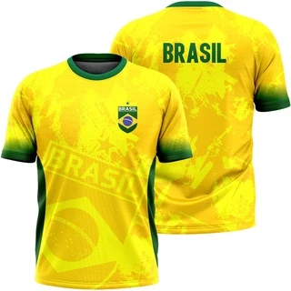 Promoção Camiseta Brasil Touroboots Torcida para Copa Mundo Unissex Queima Estoque Outlet