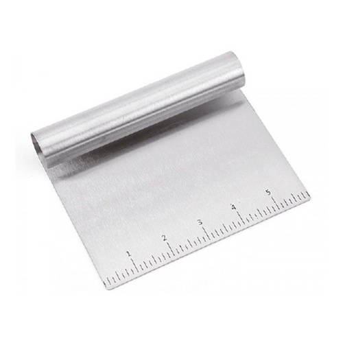 Inox Espatula Cortador Raspador Alisador Massa Legumes bolo Chocolates com Regua mestre do sabor