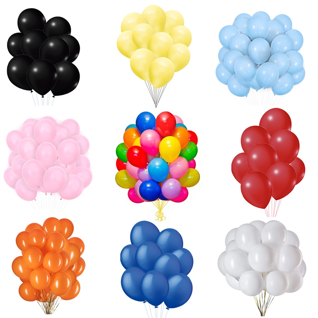 Balão Bexiga Flork Meme Bentô Aniversario C/ 25 Unidades