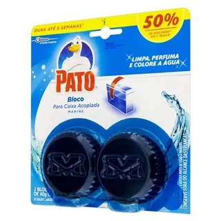 Desodorizador Pato Bloco para Caixa Acoplada - Marine 40g cada