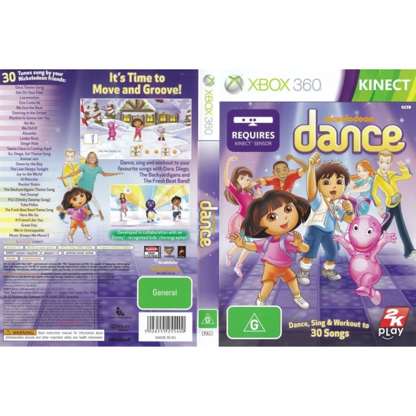Nickelodeon Dance P/ XBOX360 (LTU/LT/JTAG/RGH) | Shopee Brasil