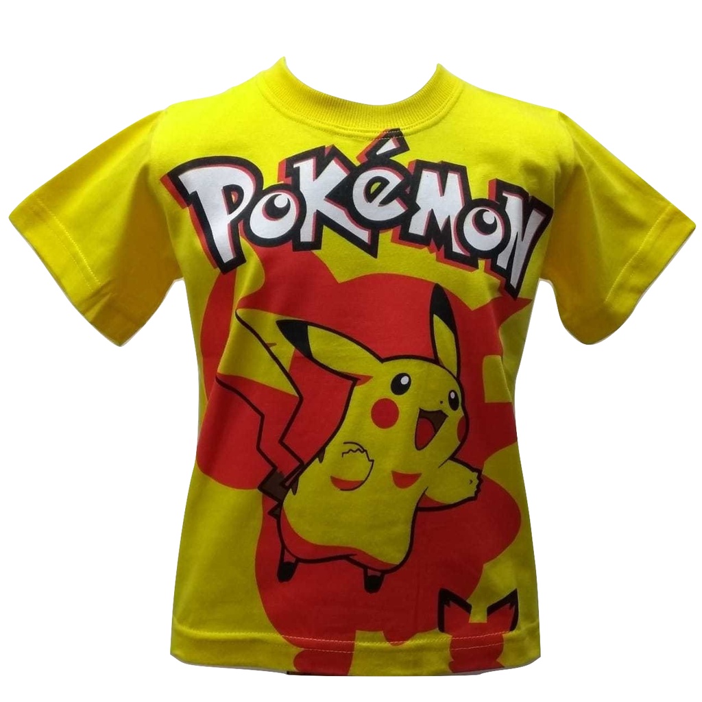 Camisa Temática Infantil Masculino Amarelo Pikachu - Compra Online I  Pirilampo Kids