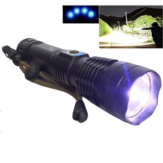T9 Lanterna Led Recarregável Tática Mais Forte Do Mundo Potente Sitio Fazenda