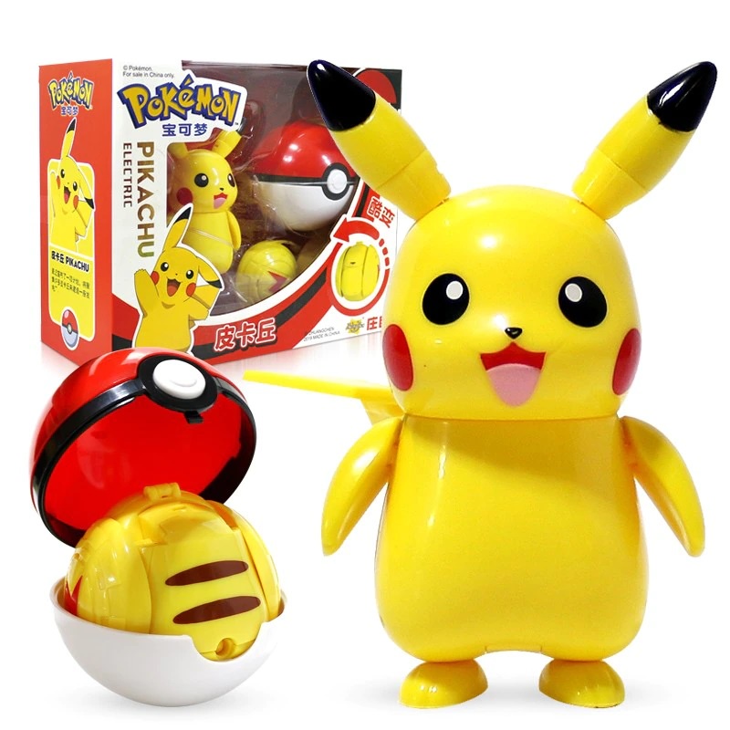 Brinquedo Pokemon Blastoise Na Pokebola Boneco Articulado em