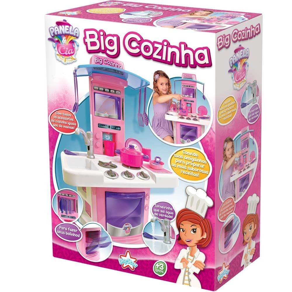Big Cozinha Infantil tornerinha que sai água de verdade - Big Star - Produto Brasileiro