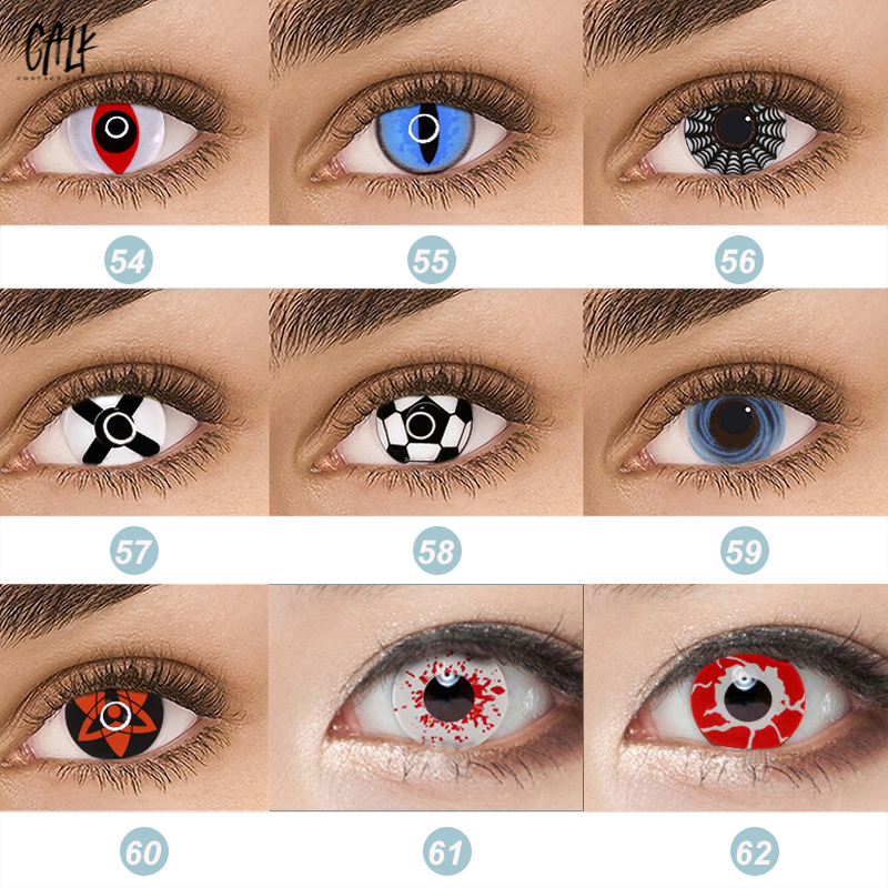 Japon S Dos Desenhos Animados Naruto Cosplay Olhos Cosm Ticos Contato Lentes De Halloween