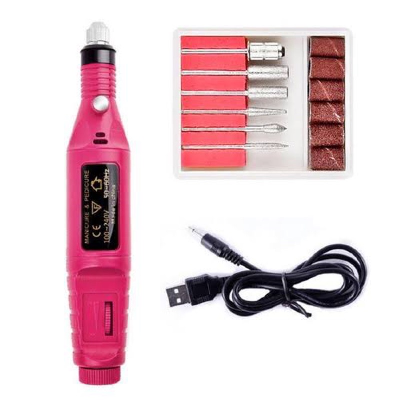 Lixadeira Motor Caneta Bivolts Unha Lixa Elétrica Profissional Bloco Motor Bivolt