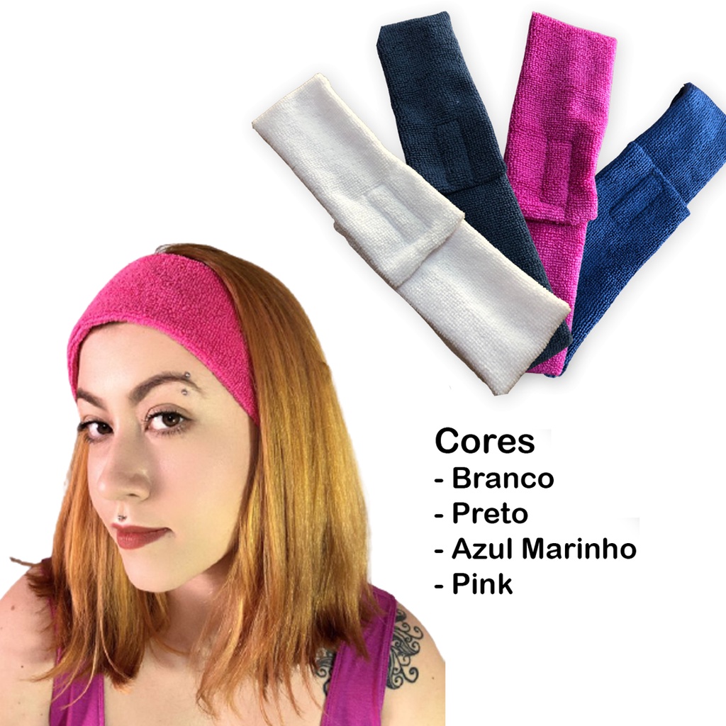 Faixa de Cabelo esportiva Atoalhada Maquiagem Banho E Limpeza Pele Skincare spa salão massagem