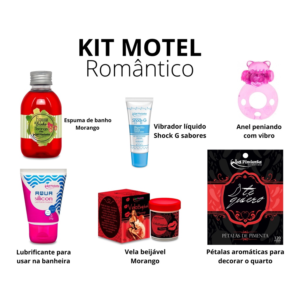 Kit Erótico Sex Shop Casal Romântico para Motel + Brinde | Shopee Brasil