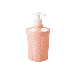 Porta Sabonete Líquido de Plástico 360 ml Trama Vinho Malbec-Rosa Pastel