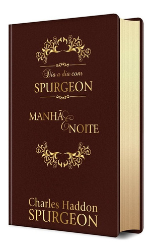 Devocional Dia A Dia Com Spurgeon | CAPA COURO LUXO 365 dias | Shopee ...