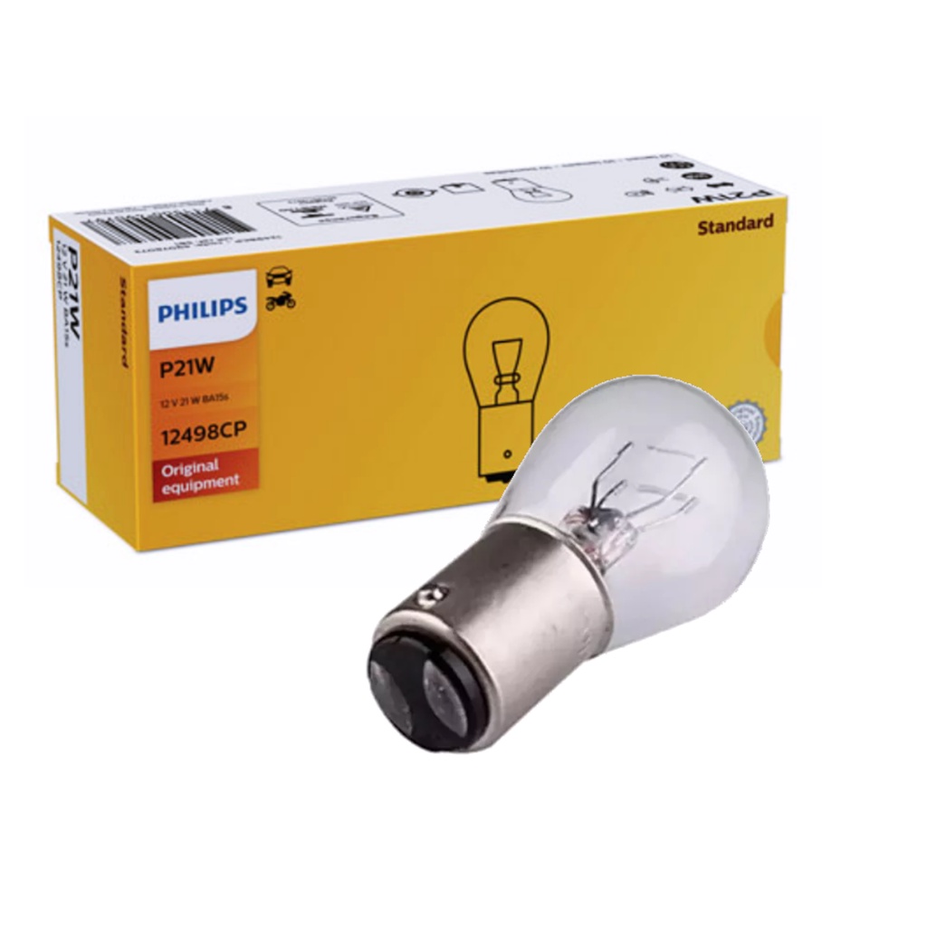 Lampada 2 Polos Philips 12v P21/5w Original - Unidade 12499 | Shopee Brasil