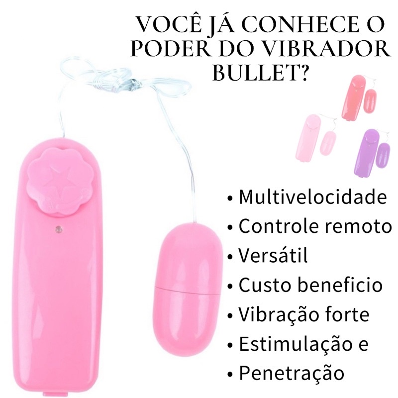 Vibrador Bullet - Estimulador Ponto G - Penetração | Shopee Brasil