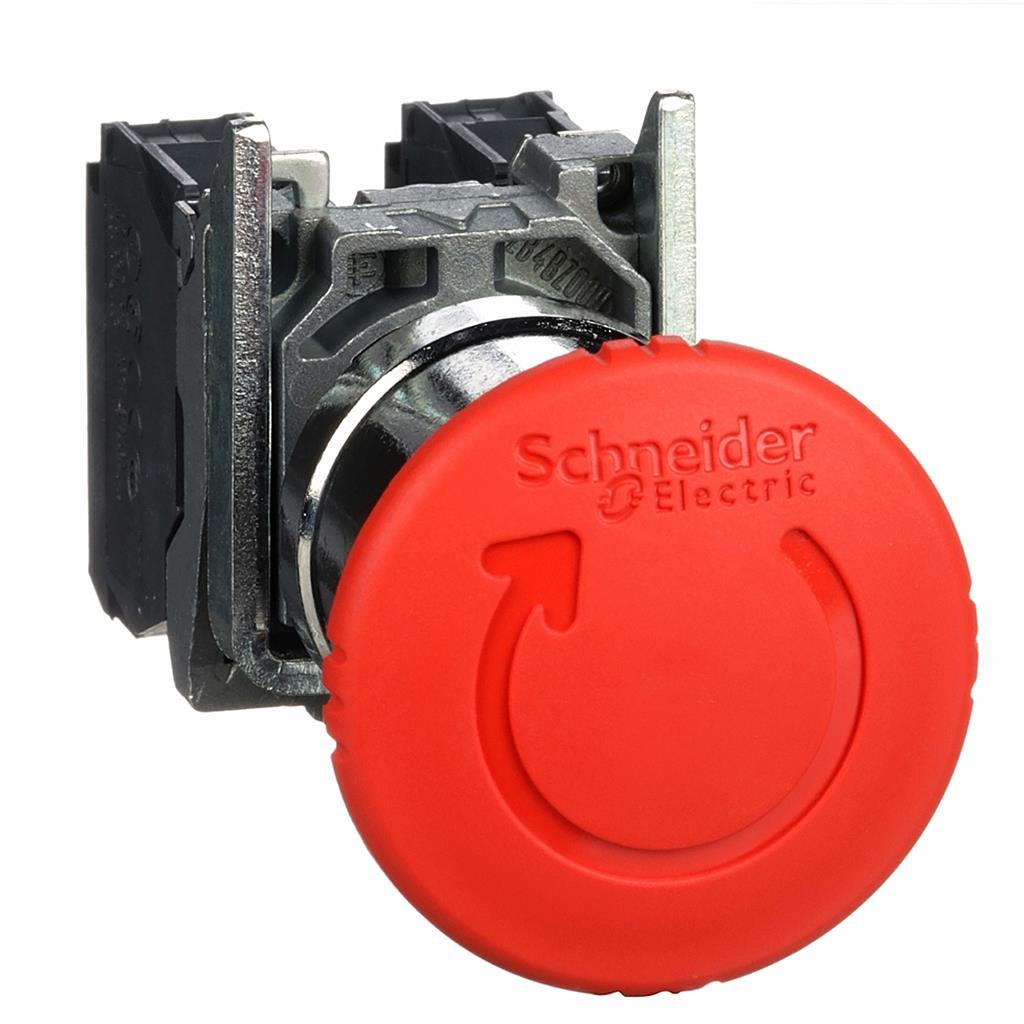 Botao Comando De Emergencia 22mm Metalico 1Na+1Nf Schneider | Shopee Brasil
