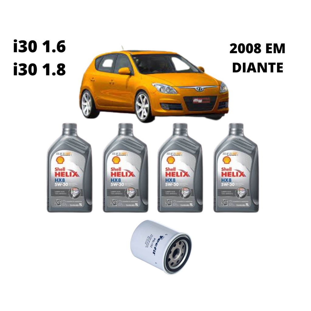 KIT TROCA DE OLEO HYUNDAI i30 SHELL