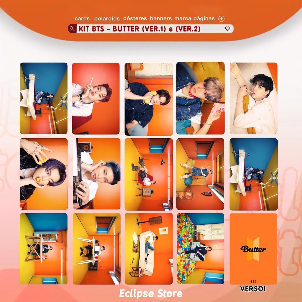 PHOTOCARDS BTS - BUTTER | KPOP | Shopee Brasil