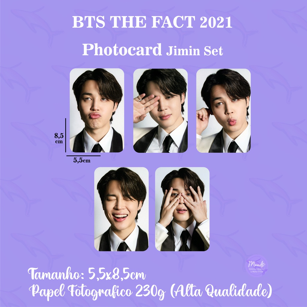 Kit BTS 2021 THE FACT Photocard Set Membro (Ler Descrição) Namjoon
