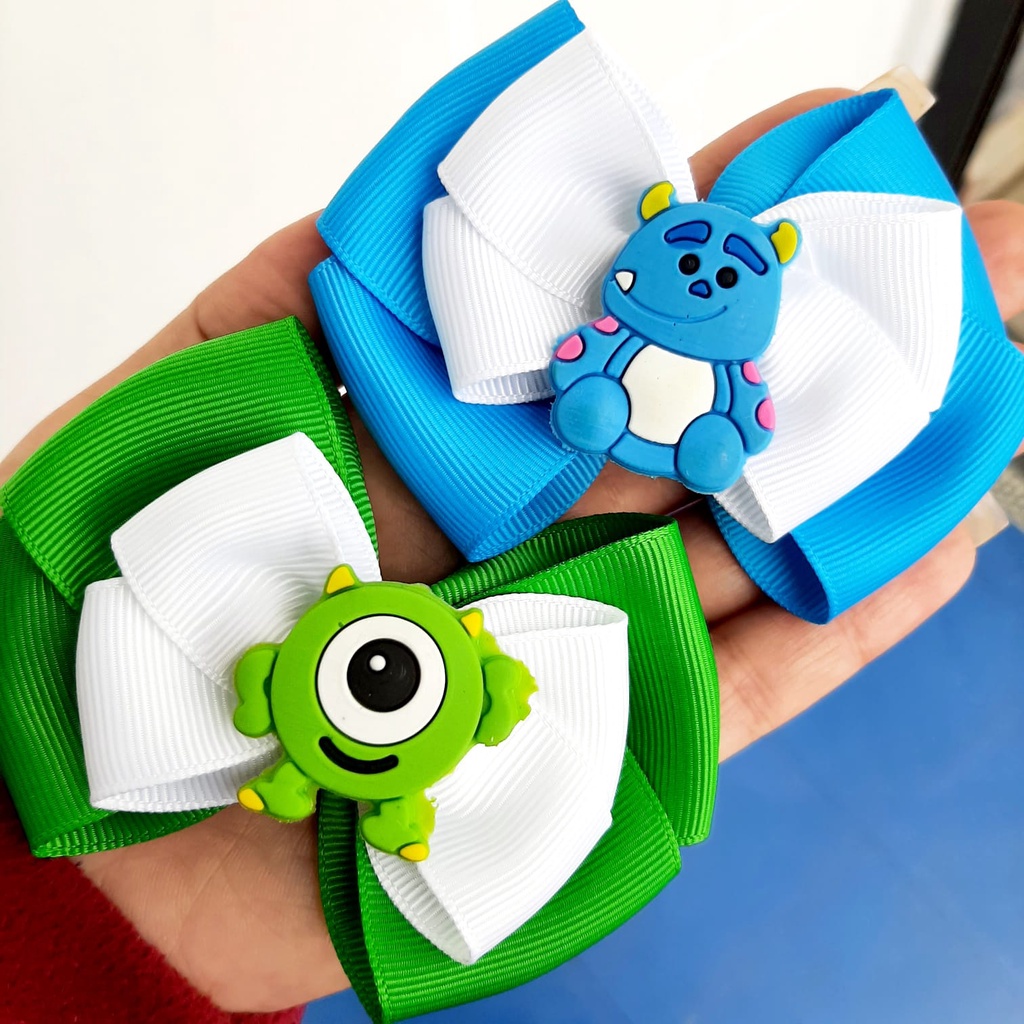 Lacinho Monstros SA / presilha de cabelo