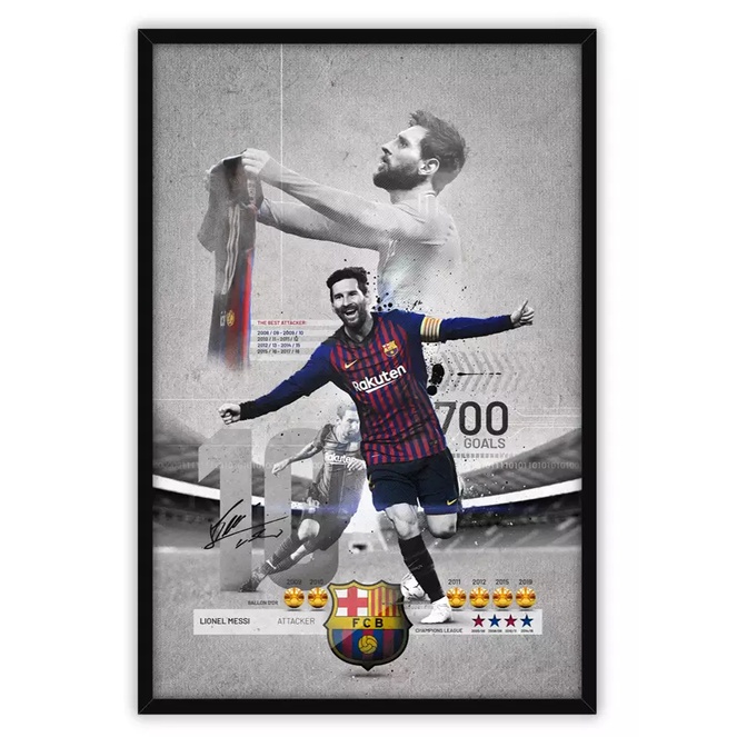 Quadro decorativo1 peça 40x60 Messi jogador de futebol para sala quarto -  DECORA-MANIA - Quadro Decorativo - Magazine Luiza