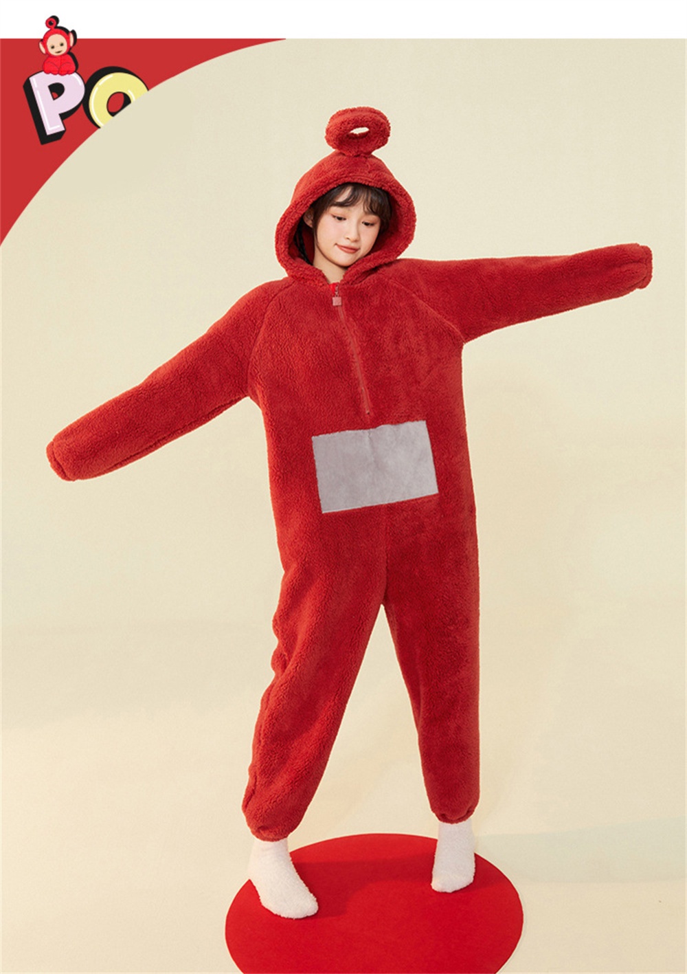 Unisex Teletubbies Fantasias Disi Onesies Lala Cosplay Pijama Adulto Animal  Roupa De Dormir | Shopee Brasil