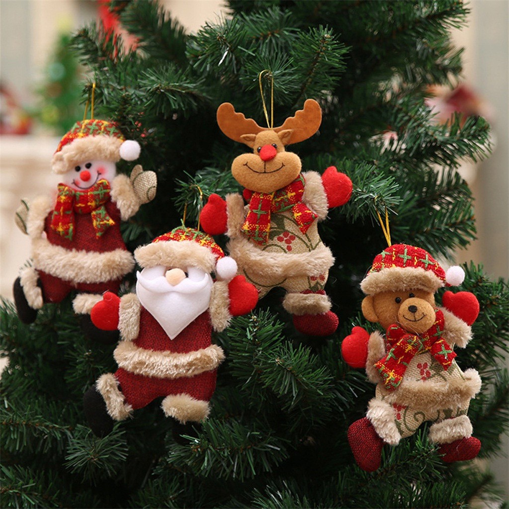 Kit 3 Enfeites de natal árvore natalina decoração