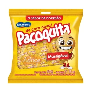 Bala Paçoquita Mastigável Santa Helena 600g