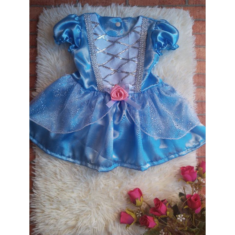 2015 New Cinderella Meninas Vestido Cinderela Borboleta Vestido Cinderela  Vestido Parteta Para Crianças Princesa Cinderela Cosplay Traje Fantasia  Vestido De $159,76