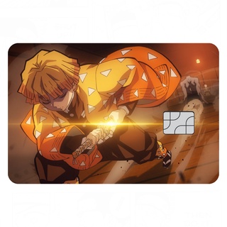 Adesivo Anime Demon Slayer 2 Temp Cartão Crédito Nezuko