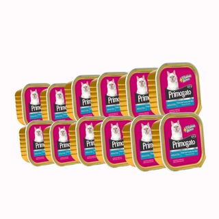 Kit 12un Patê Premium Primogato Frutos Do Mar - 150g