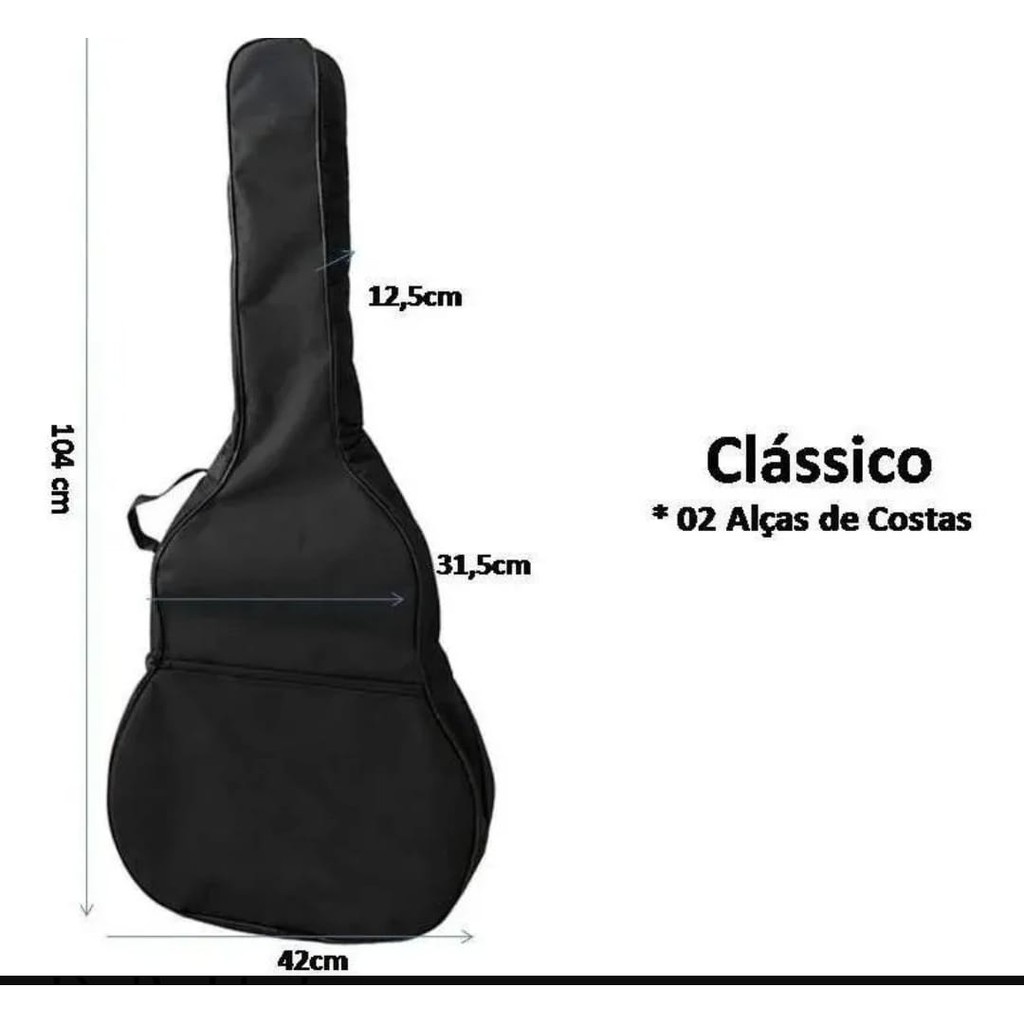 Capa Violão classica Linha Standard Simples Oferta !