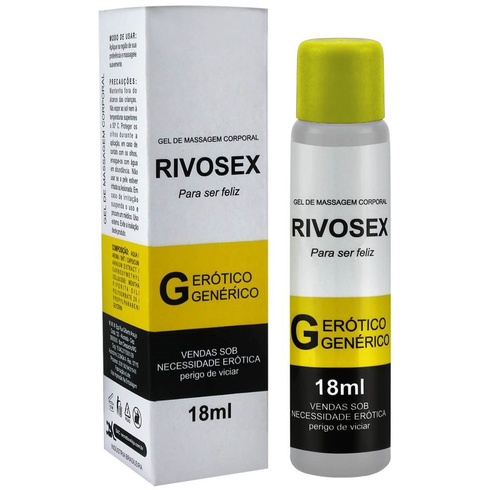Gel Com Efeito Retardante Rivosex Secret Love 18 Ml