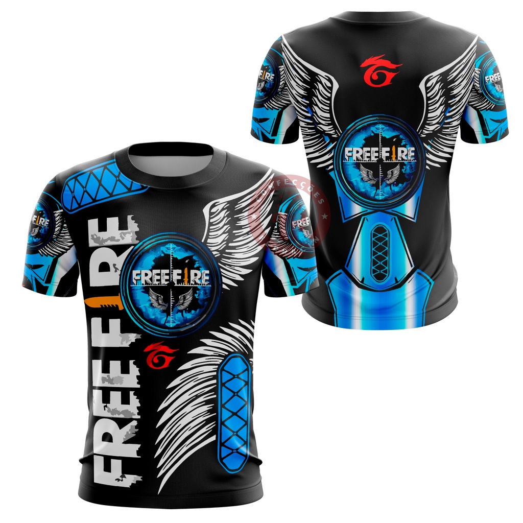 Camiseta Free Fire Desafiante – Preta - Salvador Norte Online