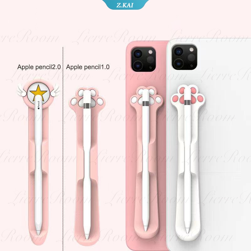 Capa de Lápis Capacitor Caneta de Silicone Protetora Caneta Anti-Perdida Capa Magnética Para Ios pad 10 IOS Lápis 1 2 Caneta Stylus Slot