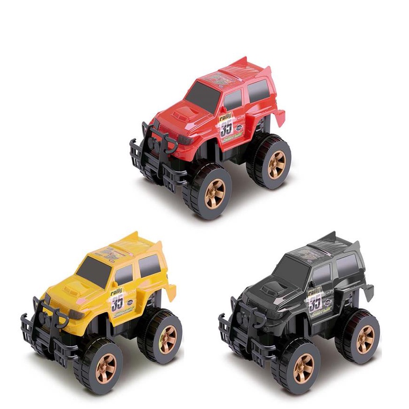 Brinquedo Super Picape Extreme Monster Truck Amarela 38cm