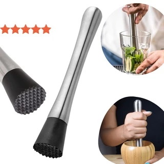 Socador Macerador Amassador de Inox Frutas Drinks Caipirinha Amassador Profissional Bartender Bar Cozinha Coquetel