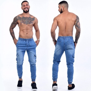 Calças Masculinas de Luxo - Jeans, Jogger, Cargo e Social