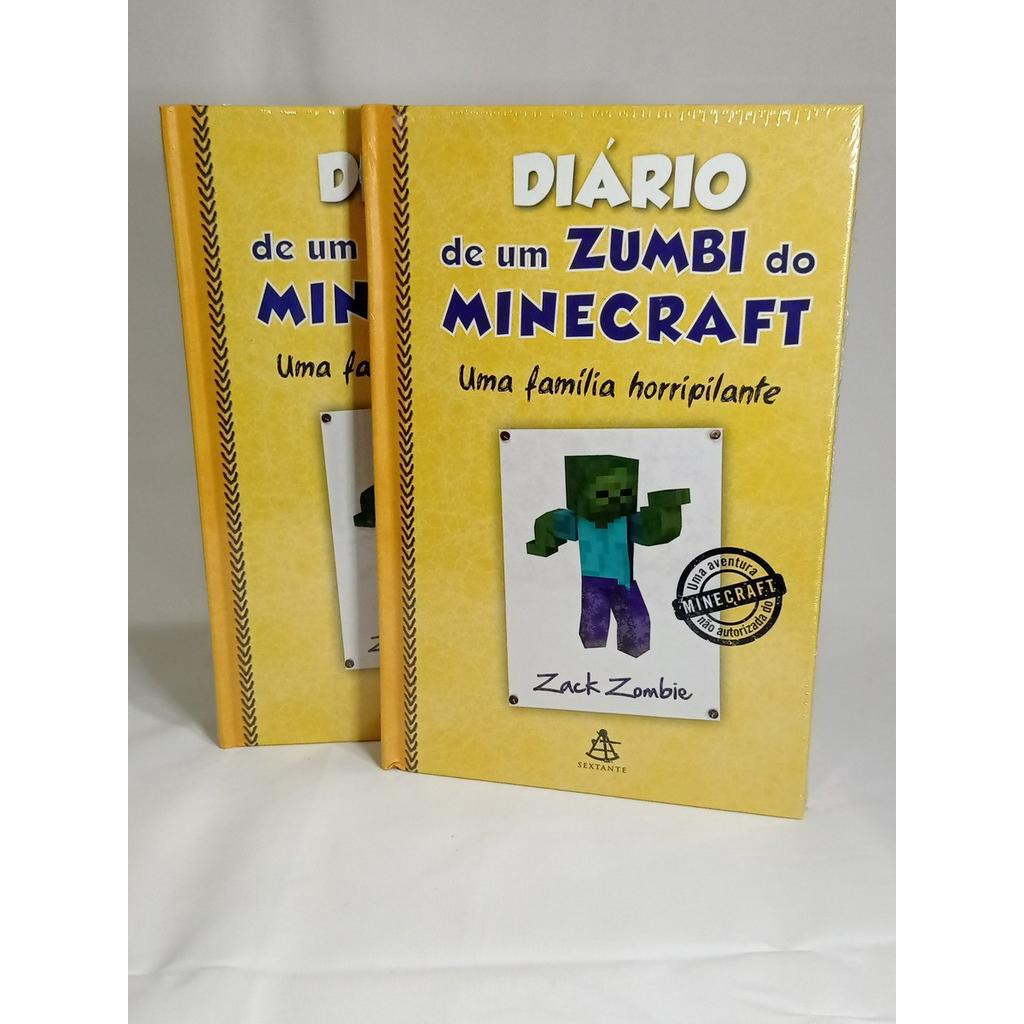 Livro Diario De Um Zumbi Do Minecraft-familia Horripilante | Shopee Brasil