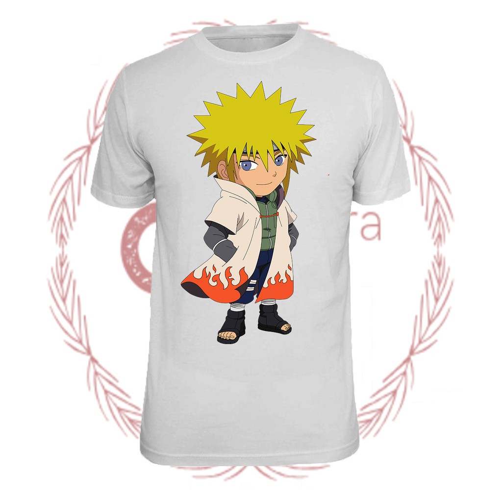 Camiseta Minato Quarto Hokage Anime Naruto Unissex - Escorrega o Preço