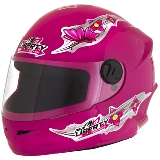 Capacete Para Moto Infantil Liberty Four Girls Integral Feminino