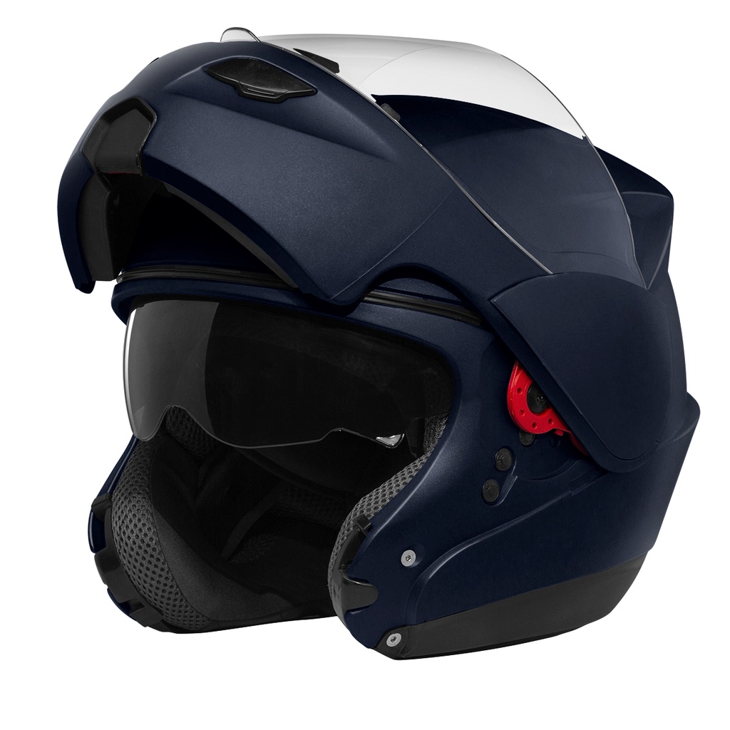 Capacete Escamoteável Robocop Moto Grande Pro Tork Attack Elite Articulado Masculino e Feminino Confortável