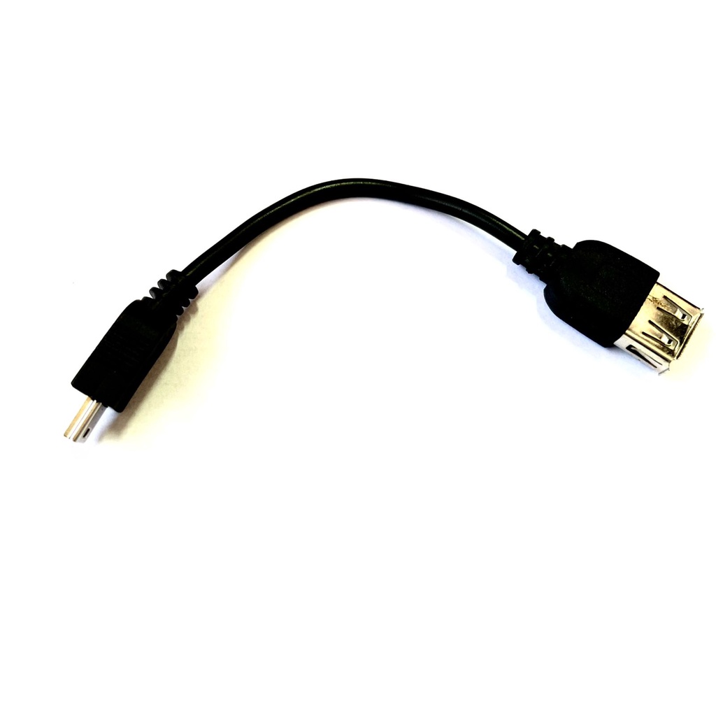 Adaptador mini USB V3 Macho para USB fêmea OTG | Shopee Brasil