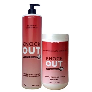 Kit Knockout Mega Hidratação Disciplinante Obliphica Kaedo 2x1000ml